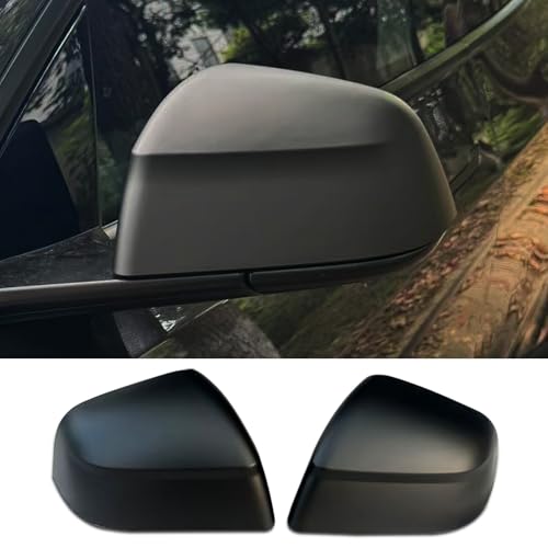 for Tesla Model Y Juniper Rearview Mirror Guard Cover, Side Mirror Cover Exterior Accessories fit for 2025 Model Y Juniper (MY Juniper-Matt Black) - color: MY Juniper-Matt Black