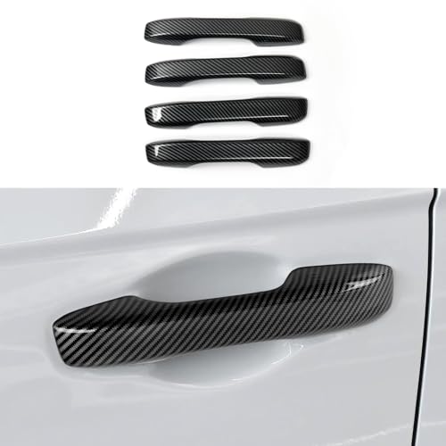 for 2023 2024 2025 Honda Accord 11th Gen Accessories Outer Door Handle Cover Decals ABS Carbon Fiber Exterior Stickers, A - color: Outer Door Handle Cover, a