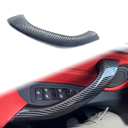 Car Inner Door Handle Pull Outer Cover Replacement for BMW X1 F48 2016-2019, X2 F39 2018-2019 Driver Passenger Side (Carbon Fiber, Right) - color: Carbon Fiber, size: Right