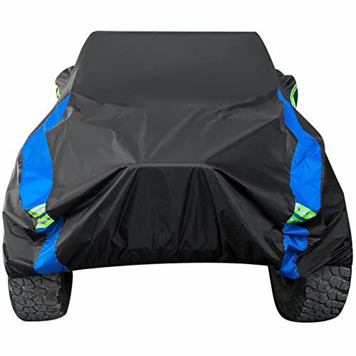 Avecrew for Jeep Wrangler Cover Waterproof 2 Door, All Weather for Jeep Rain Cover for Automobiles, Outdoor Full Exterior for Jeep Covers Fits JK JL TJ YJ CJ - size: Jeep Wrangler Cover -2D
