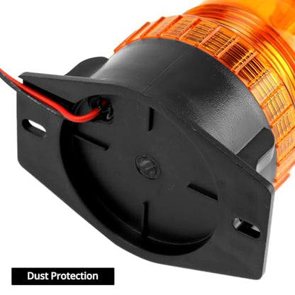 QWORK Amber Led Strobe Lights, 4 Pack Warning Emergency Flashing Beacon Lights - size: 4 Pack