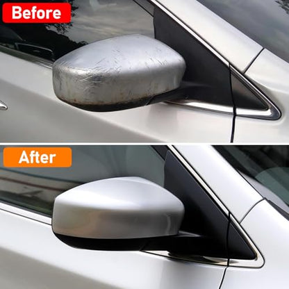 Moonlinks Compatible with Nissan Sentra 2013 2014 2015 2016 2017 2018 2019 Side Mirror Cover Replacement,Silver Left Driver & Right Passenger Side Door Rearview Side Mirror Cap Without Turn Signal - size: Silver-Pair