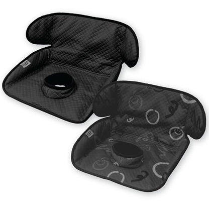 Piddle Pad 2-Pack, Potty Training Car Seat Protector, Toddler Car Seat Cover & Stroller Protector, Machine Washable Waterproof Car Seat, Anti-Slip, Universal Fit (Black) - color: Black