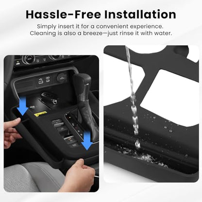 Autorder Silicone Center Console Organizer for 2023-2026 Honda CRV CR-V Accessories Seat Gap Storage Box Soft Gear Shift Panel Trim Cover - size: 2023+ CRV Silicone Organizer