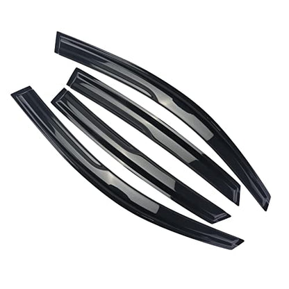 Window Visor Tape-on Side Deflectors Vent Rain Guard 2016-2020 Civic 10th 4-Door Sedan Vent Window Visors, Vent Deflector 4 pcs - size: 2016-2021 Civic Sedan