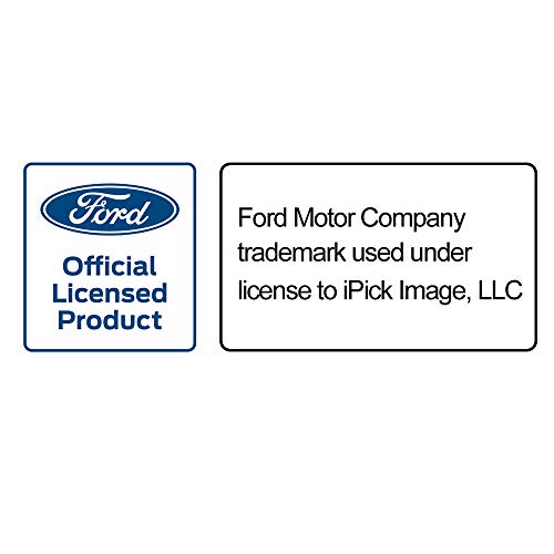 iPick Image Made for Ford Thunderbird Real Carbon Fiber Insert Gunmetal Chrome Stainless Steel License Plate Frame