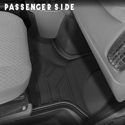 KARPAL Floor Mats for 2015-2025 2026 Chevrolet Express Van & GMC Savana Van 1500/2500/3500 Front Row, All-Weather TPE Custom Fit Floor Liners Car Accessories - style: 2015-2026 | For Chevy Express & GMC Savana 1500/2500/3500 | 1st Row
