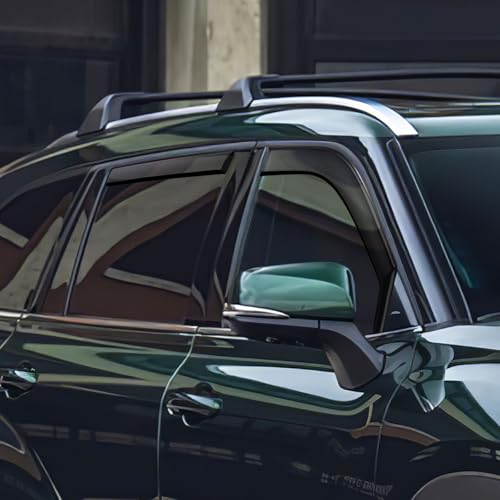 in Channel Rain Guards Fit for Toyota Highlander 2021 2022 2023 2024 2025 2026, Durable Side Window Wind Deflectors & Visors 2021-2026 Highlander Wind Deflectors 4 PCS - size: 2021-2024 Toyota Highlander (In-Channel)
