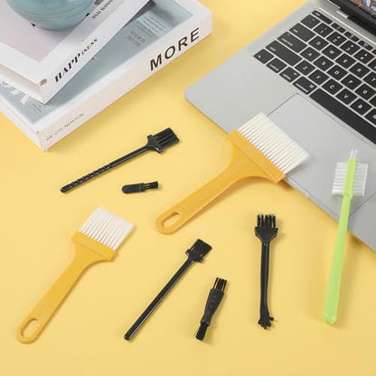 24 Pcs Small Cleaning Brush Mini Anti Static Brush Keyboard Brushes Electronic Cleaning Brushes for Computer Keyboard Laptop Motherboard Camera Car Vents Small Space