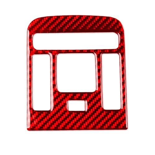 Carbon Fiber Compatible with Toyota Camry 2018 2019 2020 2021 2022 2023 2024 Accessories Car Dome Reading Light Lamp Button Cover Interior Sticker Red - color: Front Reading Light Lamp