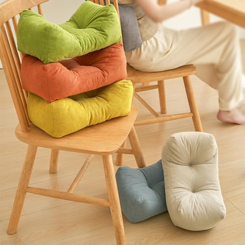 Back Pillow for Chair, Lumbar Support Pillow for Office Chair Lower Back Pain Relief Soft Cushion Car Bed Couch Sitting High Elasticity (Gray, 35cm*16cm*20cm) - color: Gray