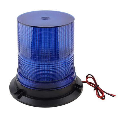 Blue Led Strobe Lights, 12-48V Warning Emergency Flashing Beacon Lights, 3 Modes Waterproof Flashing Safety Warning Lights for Trucks, Cars, Bus, Tractor, Mower, ATV, Golf Carts, UTV - color: Blue