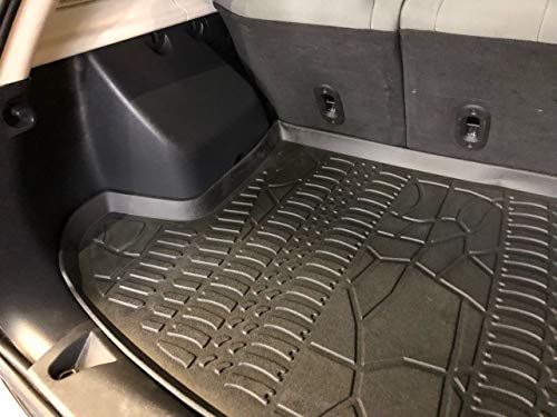 Premium Cargo Liner for Jeep Patriot Compass 2007-2017 - 100% Protection - Custom Fit Car Trunk Mat - Easy-to-Wash & All-Season Black Cargo Mat - 3D Shaped Laser Measured Trunk Liners