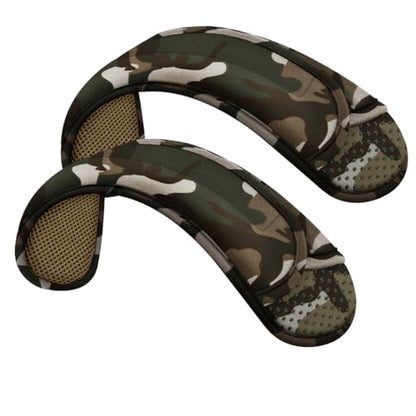 ZINZ 2-Pack Universal Shoulder Pad with Ultra Thick Cushion for Bag Luggage Bag Crossbody, Plus Long & Anti-Slip & Breathable,Camouflage Green - color: Camouflage Green