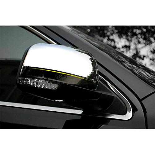 Chrome Durable ABS Door Handle Cover and Door Side Mirror Cover Trim Kit for 2011-2016 Jeep Grand Cherokee / 2011-2016 Dodge Durango