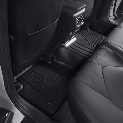 AOMSAZTO Floor Mats Compatible with Toyota Camry 2018-2024: All Weather Camry Rubber Floor Liners & Cargo Mat Set (Not fit AWD or Hybrid Models) - style: 2018-2024 | For Toyota Camry 1st & 2and Row & Cargo