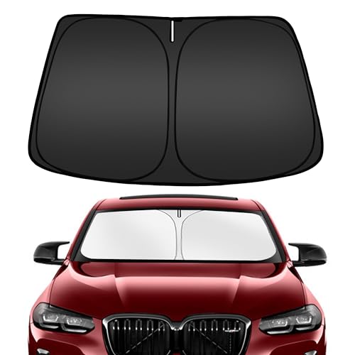 ARISMOTOR Windshield Sun Shade for BMW X4 2019-2025, Custom Fit Foldable Front Window Sunshade Sun Visor Protector, Block UV Rays Keep Your Car Cooler - size: for BMW X4 2019-2025