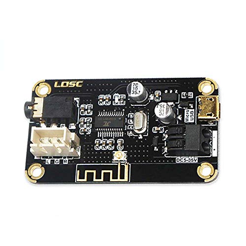 Wixine 1Pcs 12V/24V Car Bluetooth 4.2 Audio Receiver Board Sound Stereo Module Wire