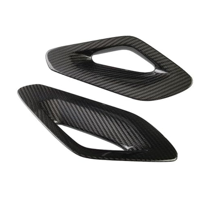 NVCNX Hard Carbon Fiber Accessories for Mercedes Benz GLE GLS 350 450 450e 580 53 63 S AMG 2020 2021 2022 2023 2024 2025 2026 Center Console Sides Armrest Cover Molding Interior Trim 2PCs - color: Center Console Sides Armrest Handle Trim