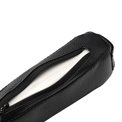 Supin 2 Prices Car Seat Gap Filler Pad PU Leather Console Side Pocket Organizer and one Cup for Cellphone Wallet Coin Key (Black+Red) - color: Black+Red