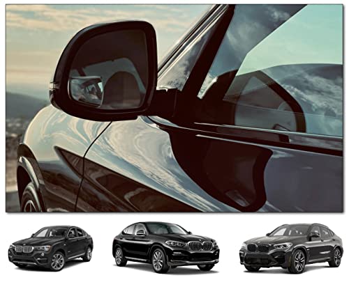 Blind Spot Mirrors- Compatible with BMW X4 Extended View, X4 Series - 2 Piece Set (Left & Right) - size: X4 Series