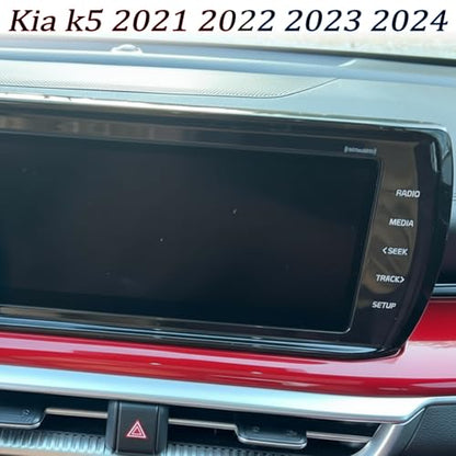 Center Contro Side Trim, for Kia K5 2021 2022 2023 2024, Dashboard Center Contro Trim Car Sport Accessories - Wine Red - color: Wine Red