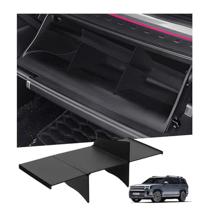 Glove Box Organizer Compatible with Hyundai Santa Fe 2026 2025 2024, Interior Accessories Glove Box Compartment Insert Storage Dividers for 2024-2026 Santa Fe, Black - style: 10) Fits for 2024-2026 Santa Fe