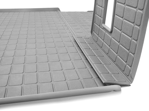 WeatherTech SeatBack Cargo Liner HP for Chevrolet Suburban, Yukon XL, Escalade ESV - Behind 3rd Row w/Bumper Protector (421466IMSK), Grey - color: Grey