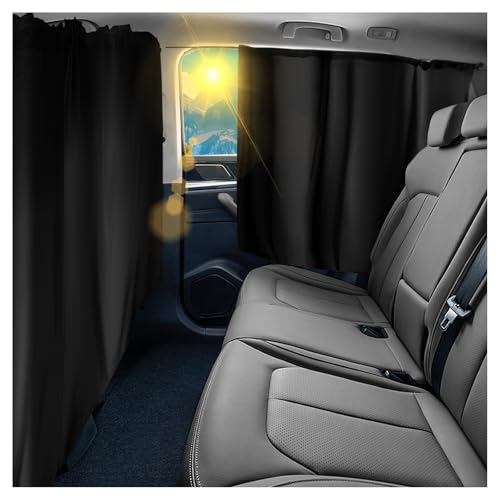 3PCS Car Window Shades Kit,Thickened Vinyl Coated Car Window Covers for Privacy and Maintaining Cool Auto Interior Temperature,Universal Cars Curtains for Windows - color: Small