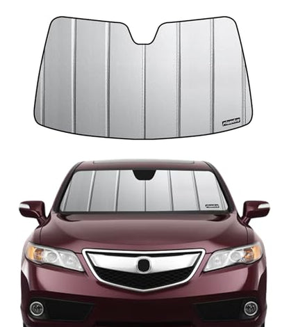 Pigenius Windshield Sunshade for Acura RDX 2013-2018 No Camera, Premium Grey Leather Finish - color: SafeGuard, size: 2013-2018 RDX w/o