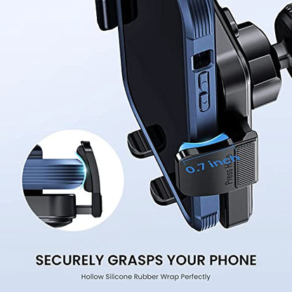 Car Vent Phone Mount for Car [Military-Grade Hook Clip] Phone Stand for Car [Thick Cases Friendly] Air Vent Clip Cell Phone Holder for Smartphone, iPhone, Automobile Cradles Universal