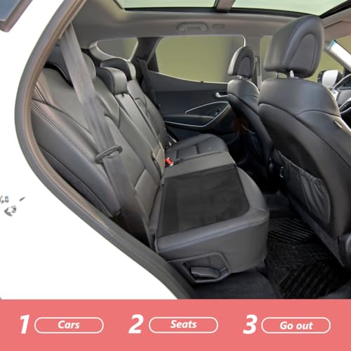 Waterproof Bench Car Seat Cover Rear Seat Protector Full Coverage Easy Installation Durable Oxford Cloth Universal Back Cover for Cars Suvs