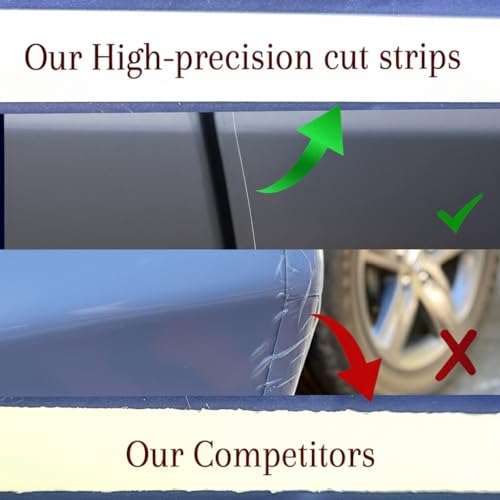 5 Door Edge Guard Upromax Made with Paint Protection Film, Scotch Guard, PPF 8mil Precut Strips, Universal Fit Cars, Truck, SUV, Clear Tape, Door Protector, Car Accessories Upromax - size: Door Edge/Clear/5 Doors