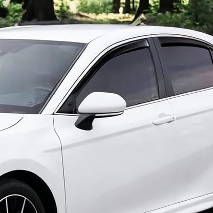 in-Channel Window Visors Rain Guards for Toyota Camry 2018-2024 Window Wind Deflectors Sun Visor Vent Shades Smoke Tinted - size: For Camry 2018-2024