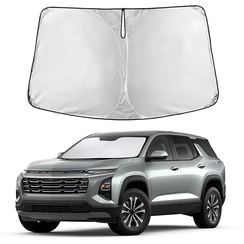 Autovir Windshield Sun Shade Fit for 2025-2024 2025 2026 Chevrolet Equinox Sun Shade, Front Window Sun Visor, UV Protection, Heat Blocker, Foldable Car Accessories - size: For Chevrolet Equinox 2025–2026