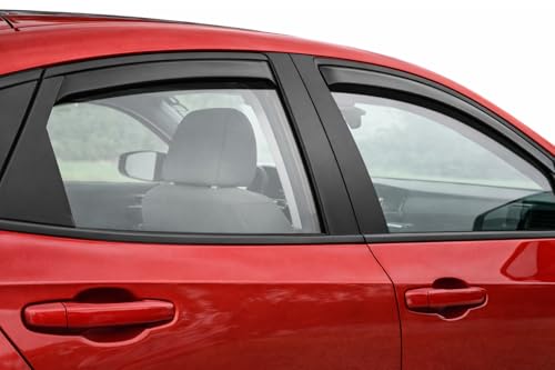 2022-2026 in-Channel Rain Guards for Honda Civic Hatchback Side Window Visor Deflectors HB LX EX-L Sport Touring Hybrid Tinted Vent Shades Protectors 2023 2024 2025 - size: For Honda Civic Hatchback 2022-2026 (In-Channel)