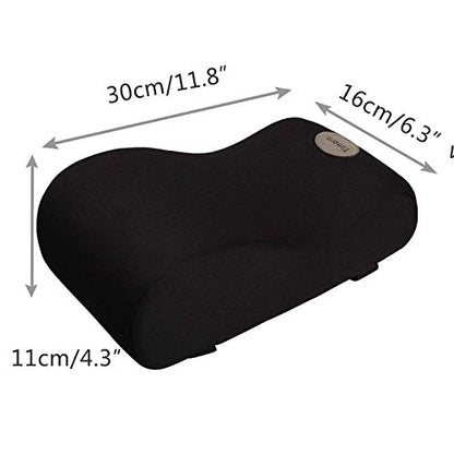 Timorn Car Armrest Cushion, Memory Foam Car Armrest Console,Car Center Console Armrest Pillow(Black)