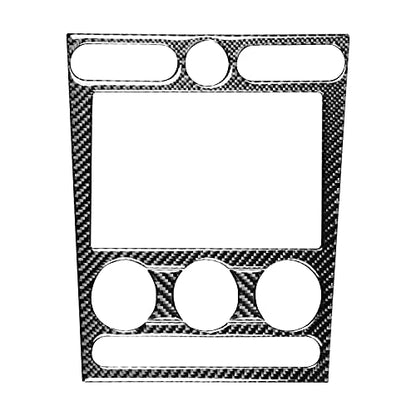3PCS A/C CD Player Panel Cover Trim Stickers Car Central Console Compatible with Ford Mustang GT Shelby 2005 2006 2007 2008 2009 Interior Accessories Decals - color: CD Player Frame-black