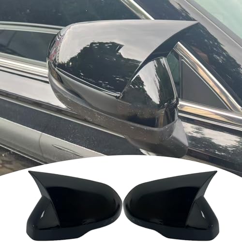 Side Mirror Cover,for Honda CRV 2023 2024 2025 2026, Bright Black Side Rear Mirror Covers Body Kit Accessories for Cars(with Turn Signal) - color: Bright Black, size: For 2023-2026 Honda CRV (With Turn Signal)
