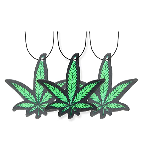 Funny Naughty Unique Car Air Fresheners Scented With Premium Oils By Fresh Fresheners (Weed Leaf) - color: Weed Leaf