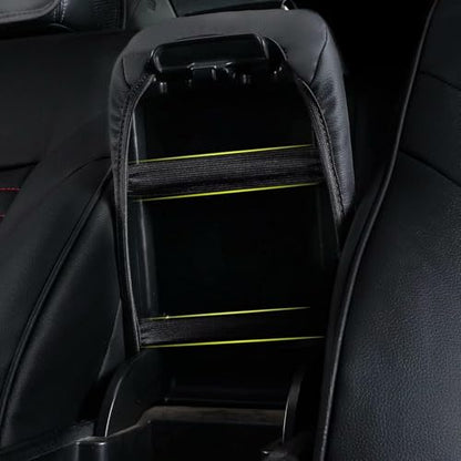 AOMSAZTO Armrest for Nissan Altima 2019 2020 2021 2022 2023 2024 2025 Black Leather Console Cover - size: 2019-2024 Nissan Altima