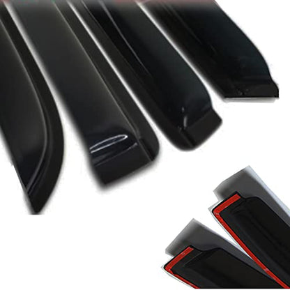 Side Window Visors rain Guards Vent Deflectors for 99-06 Chevy Silverado & GMC Sierra 1500/2500/3500/2500HD Extended Cab,2007 Classic Body Vent Rain Guard Sun Shade Visors,Dark Smoke 94044 - size: Compatible with Silverado/Sierra Extended 1999-06