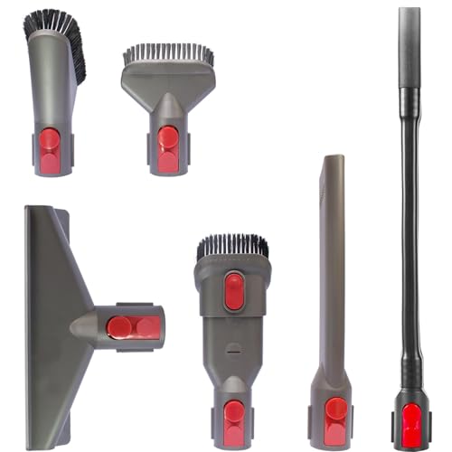 Replacement Vacuum Attachments for Dyson V7 V8 V10 V11 V15 Perfect for Dryer Vent, Car Detailing and Corners Cleaning - Household Cleaning Kit (Attachment and Flexible Crevice Tool) - color: Attachment and Flexible Crevice Tool
