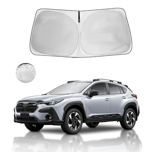 Windshield Sun Shade for Subaru Crosstrek Window Sunshade Fit 2018-2025 2026 Subaru Crosstrek 2.0i, 2.0i Premium, 2.0i Limited Wagon Front Window Shade Sun Visor Blocks UV Keep Car Cooler - size: V1. for Subaru Crosstrek 2018-2026