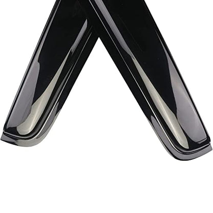 Wensdy 4pc Side Window Wind Deflectors,Outside Mount shade sun rain guards,Dark Smoke Visors for 2002-2006 Chevy Trailblazer EXT/GMC Envoy XL,2003-2008 Isuzu Ascender/Isuzu Ascender(7 Passenger)94240 - size: 02-06 Trailblazer