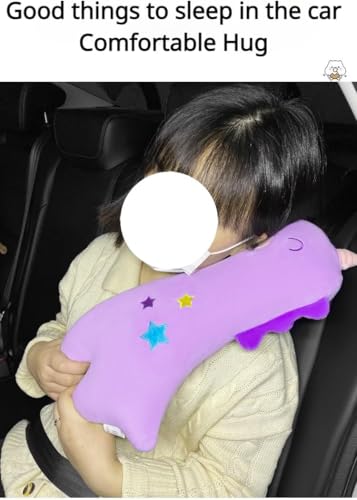 BNTR Car Seat Belt Pillow Stocking Stuffers Cute Toy Rabbit Safety Seatbelt Shoulder Pad Auto Accessory Neck Cushion Protector Seatbelt Shoulder Protector Sleeping Pillow Nice Gift (Dragon) - color: Dragon