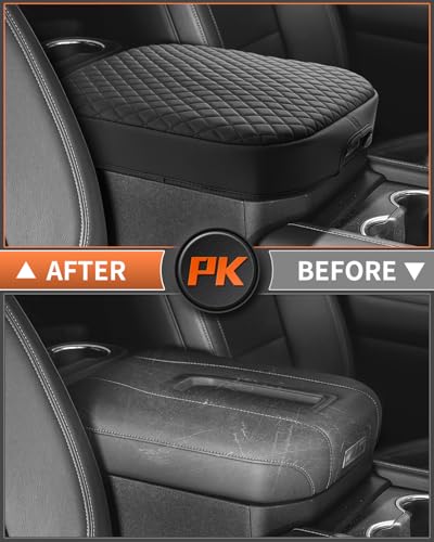Shademax Center Console Cover for Chevy Chevrolet Tahoe, Suburban, Yukon 2021-2025 2026 Accessories Armrest Cover Cushion Pad Middle Console Cover Car Armrest Seat Box Protector Leather Anti-Scratch - size: for 2021-2026 Tahoe/Suburban/Yukon Bucket Seat