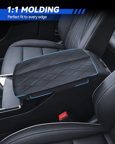 Armrest Cover for Buick Envision 2021-2025 2026 Accessories Center Console Middle Lid Pad Protector for Car Elbow Rest-Thickened - size: For 2021-2026 Buick Envision