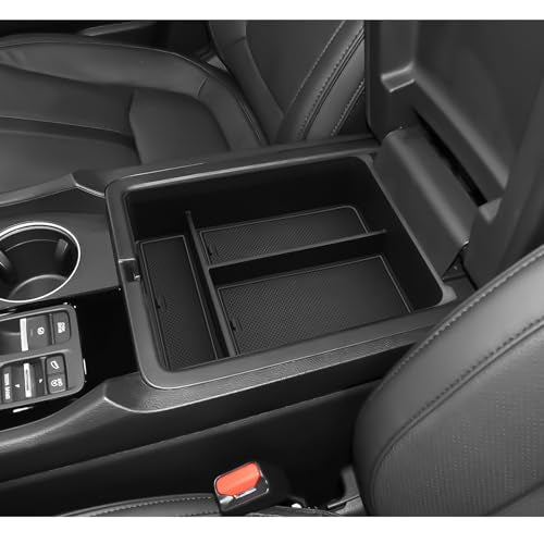 LUWU 2026 Passport Center Console Organizer Compatible with 2024 2025 2026 Honda Passport & 2023 2024 2025 Pilot & 2024 2025 Ridgeline Accessories Armrest Console Organizer Armrest Insert Tray (Black) - color: 2024-2026 Passport & 2023-2025 Pilot Black C