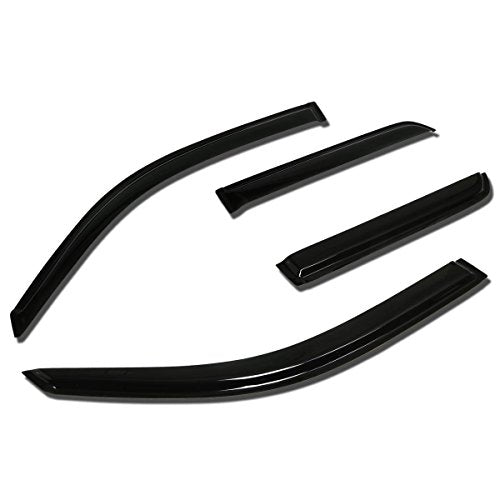 Auto Dynasty 4Pcs Tape-On Window Visor Rain Guard Compatible with 2003-2009 Toyota 4Runner, Rain Shields Vent Shade Wind Deflector, Acrylic - size: 03-09 Toyota 4Runner
